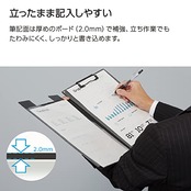 コクヨ 書類がすっきり分けられる クリップホルダー グッドデザイン賞 ディープブラック ヨハ-MC50D