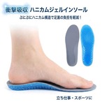 インソール 衝撃吸収 中敷き ゲル ハニカム ジェル 立ち仕事 疲労軽減 スポーツ かかと 土踏まず ウォーキング ランニング メンズ レディース 靴 22.5cm〜28.0cm サイズ調整可能 スニーカー 革靴 安全靴 蒸れない 通気性 快適 疲れにくい ぷにぷに プレゼント ギフト cw-a-6693