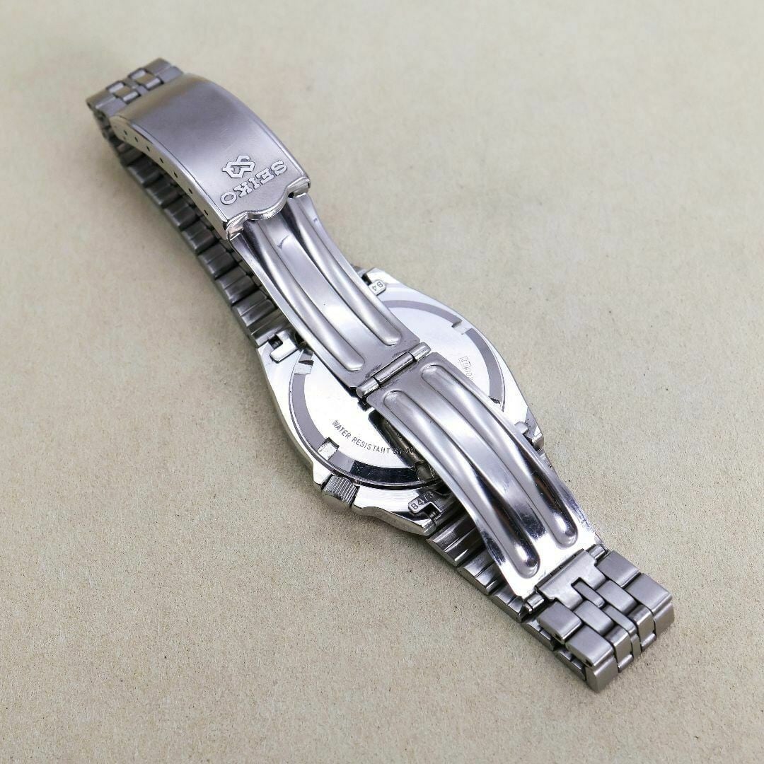 稼働 SEIKO SilverWave 腕時計 スクエア ステンレス メンズ i