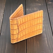 アリゲーター 無双 マネークリップ クラシック キャメル