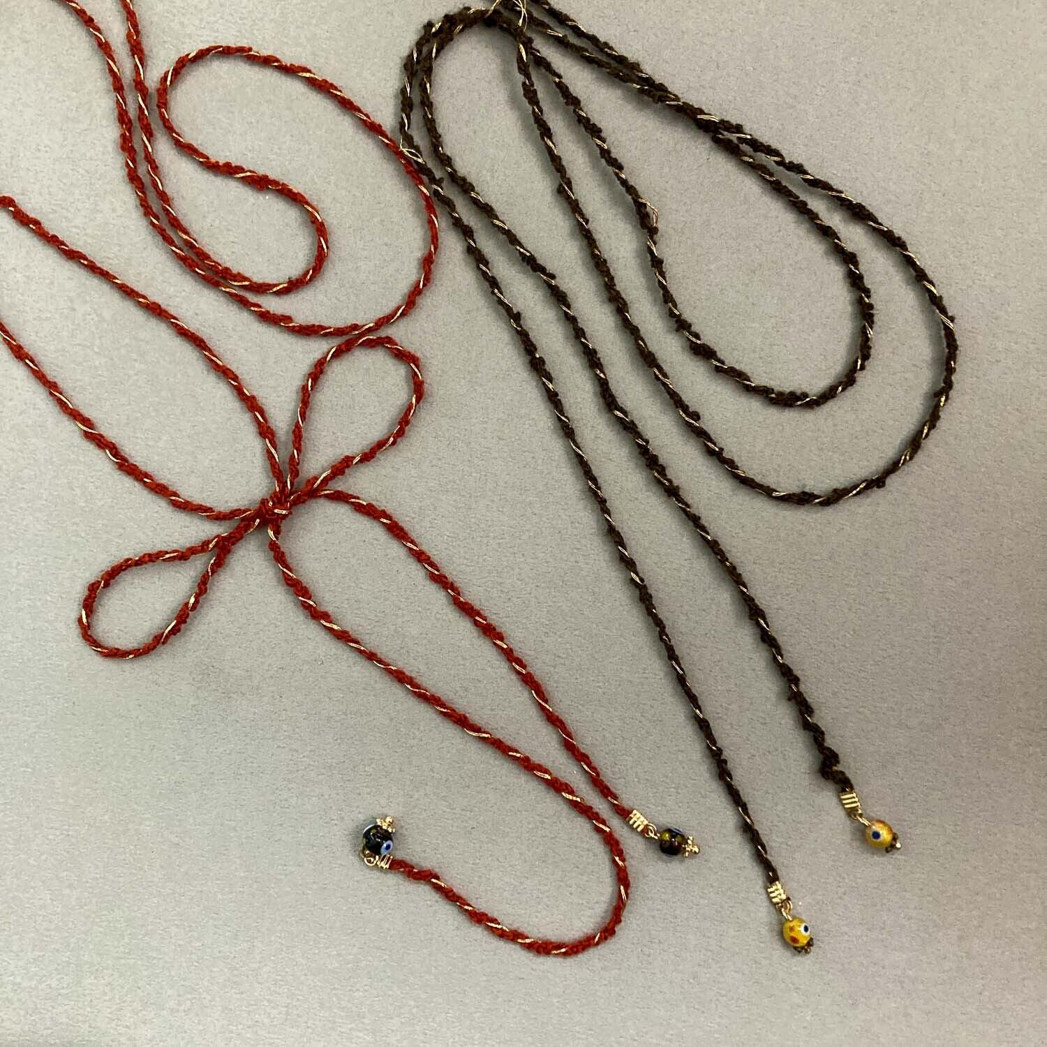 メタリック入ねじりコードネックレス | Dua-アクセサリーパーツショップ