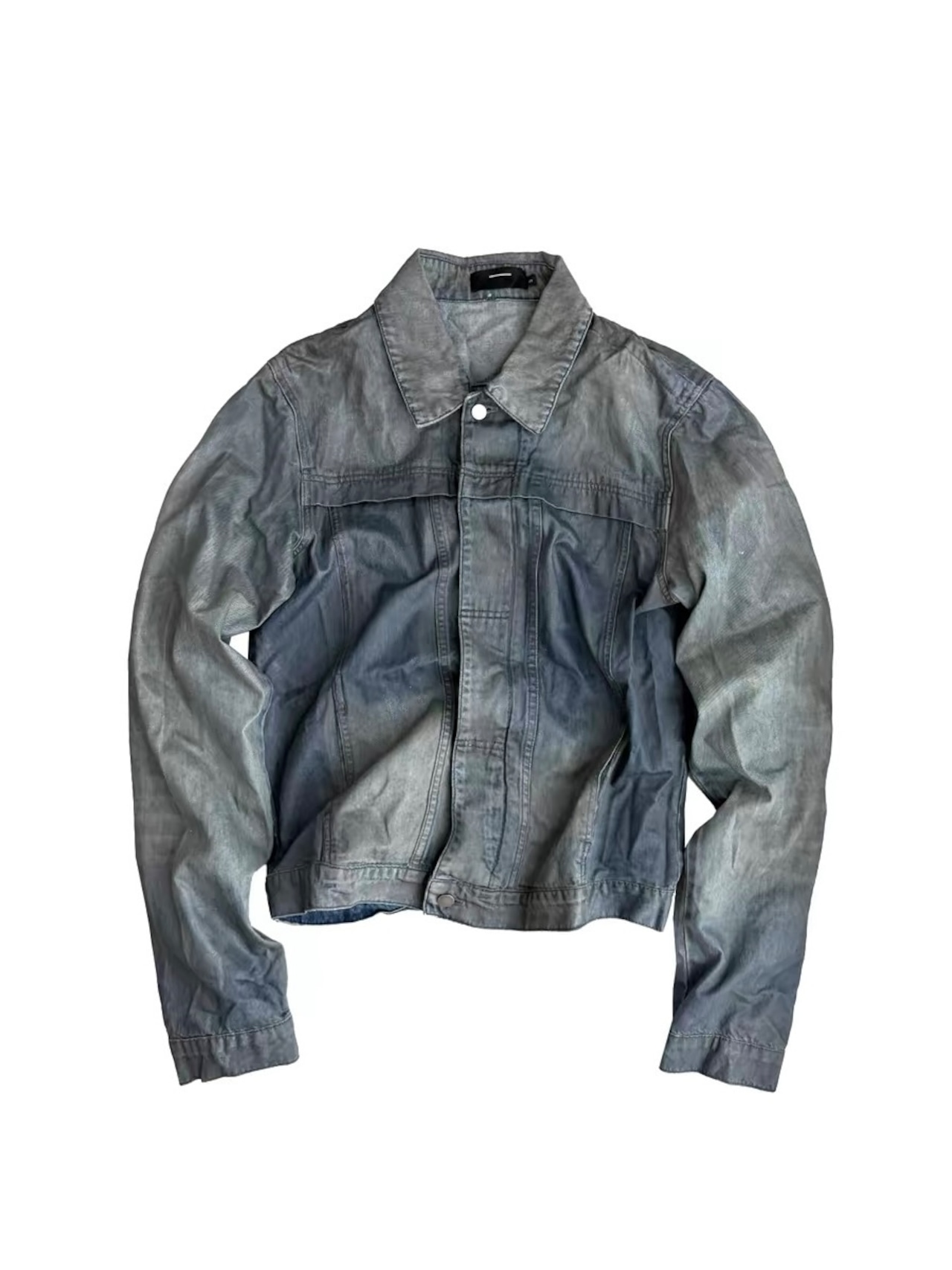 【CinderVein】Gradient Washed Denim Jacket