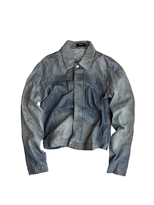 【CinderVein】Gradient Washed Denim Jacket