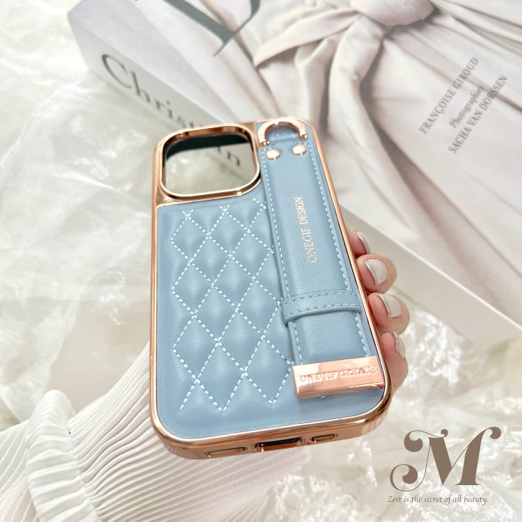 iPhone14】キルティング♡ ジェイブルーiPhoneケース -ベルト付- | Matey