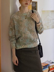 Brume Paisley Alpaca Knit F0811