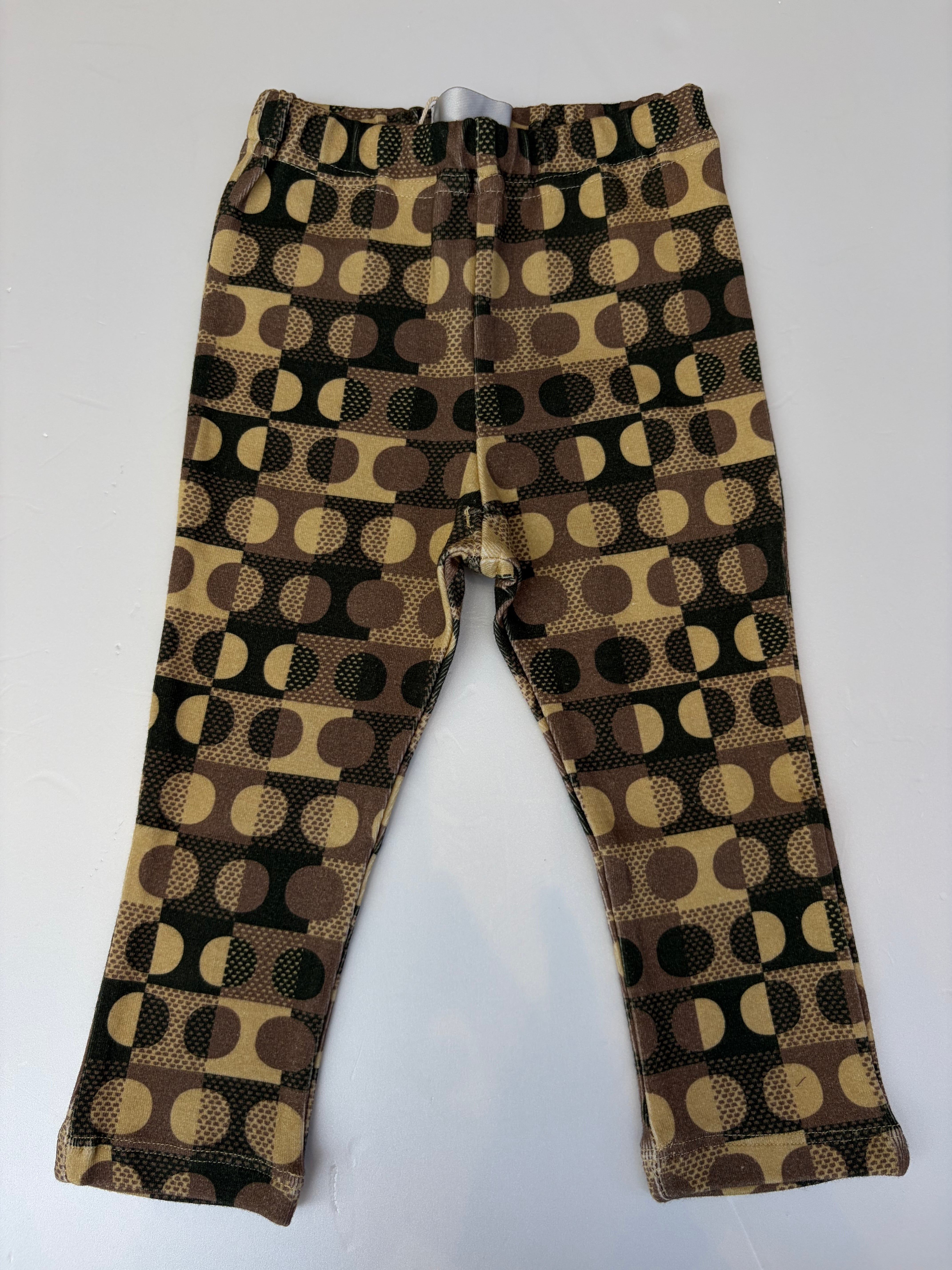 【26AW】&PAL(アンドパル)ドットスパッツ ブラウン(80/90/100/110)