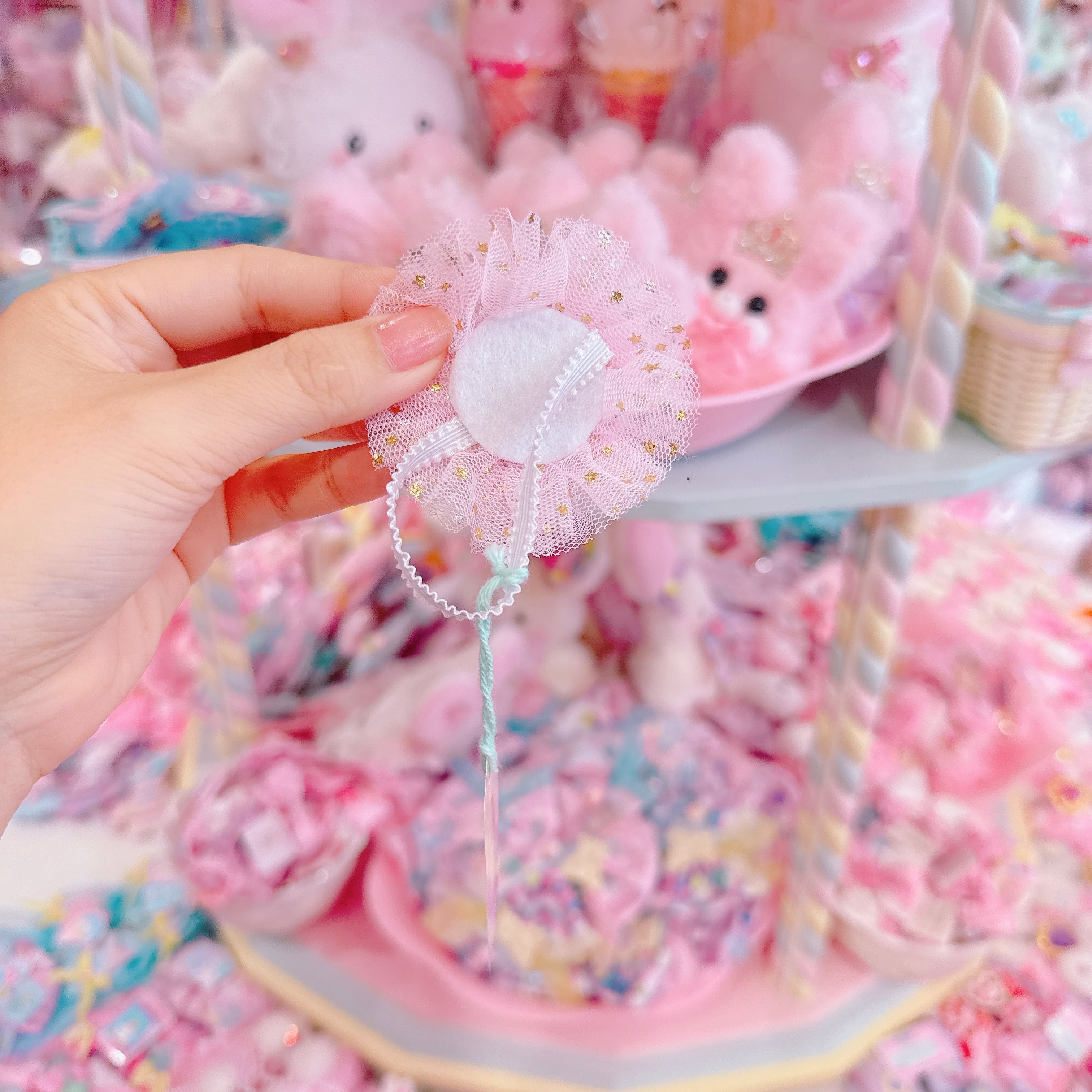 【R13】40-6ぬいぐるみ用ヘアアクセサリー(10〜12cm用)