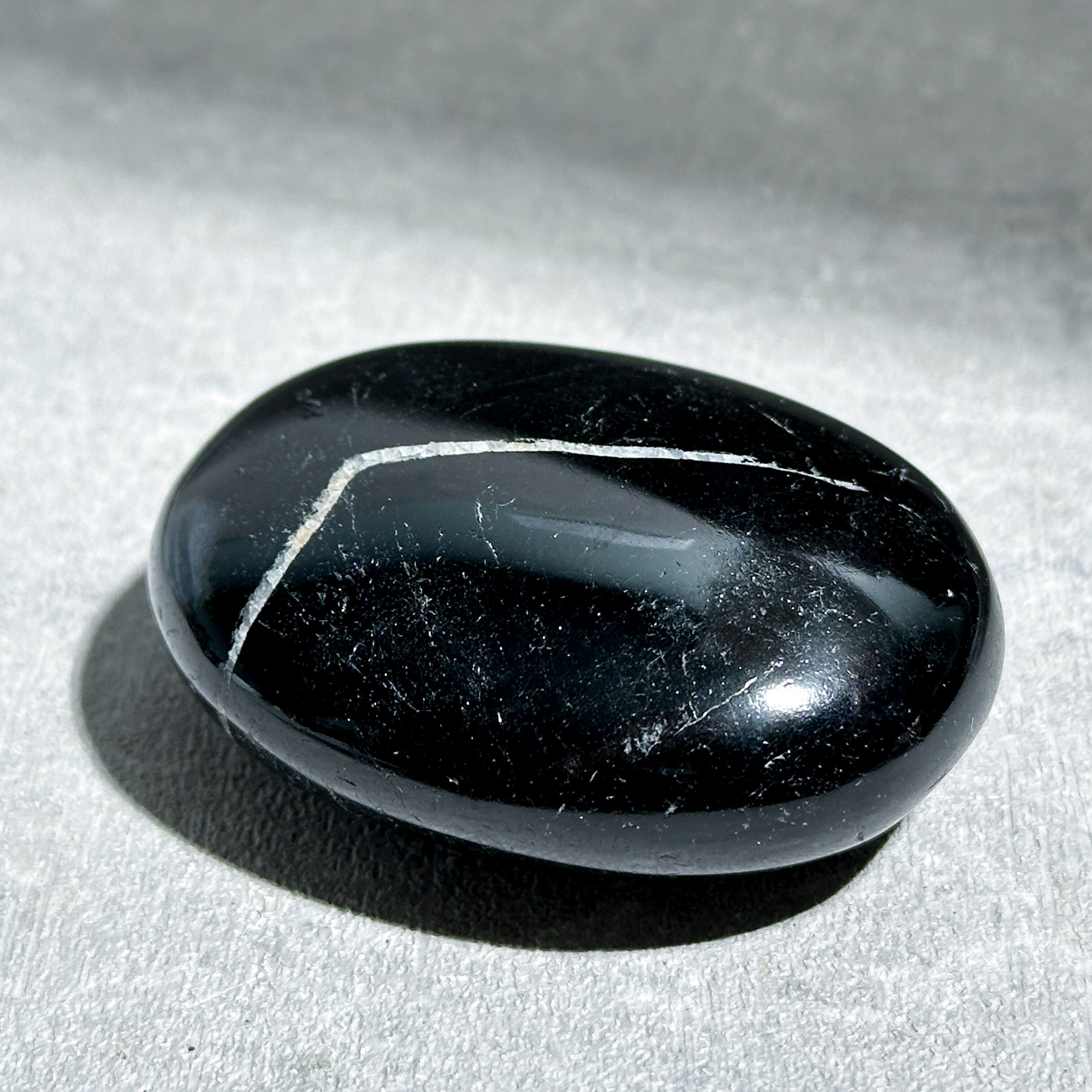 ブラックトルマリン パームストーン47◇ Black Tourmaline ◇天然石