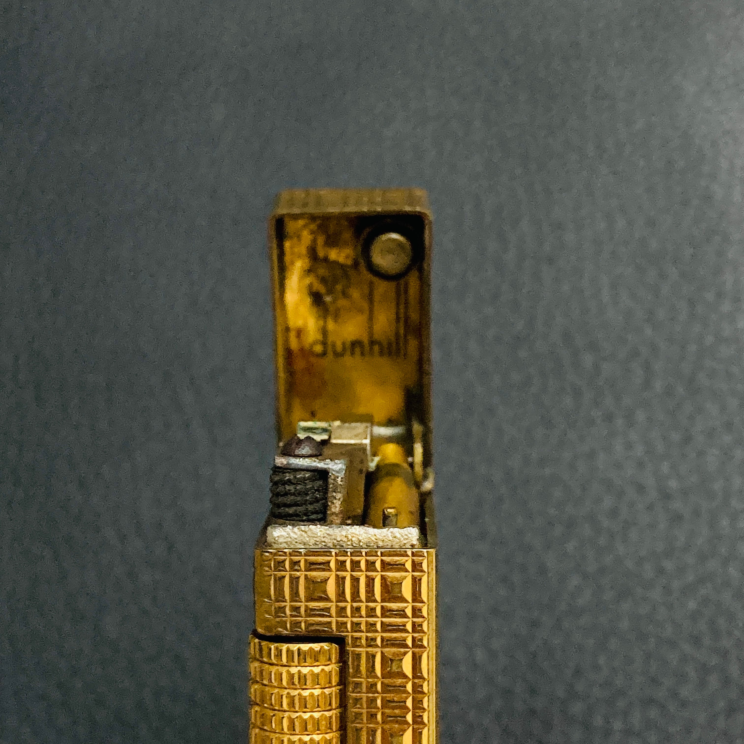 Used】dunhill ダンヒル 格子柄 ローラー式 ガスライター | Pay ID