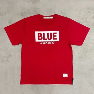 BASIC T-SHIRT ［LOGO-B］ / RED-WHITE