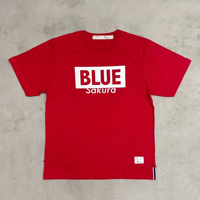 BASIC T-SHIRT ［LOGO-B］ / RED-WHITE