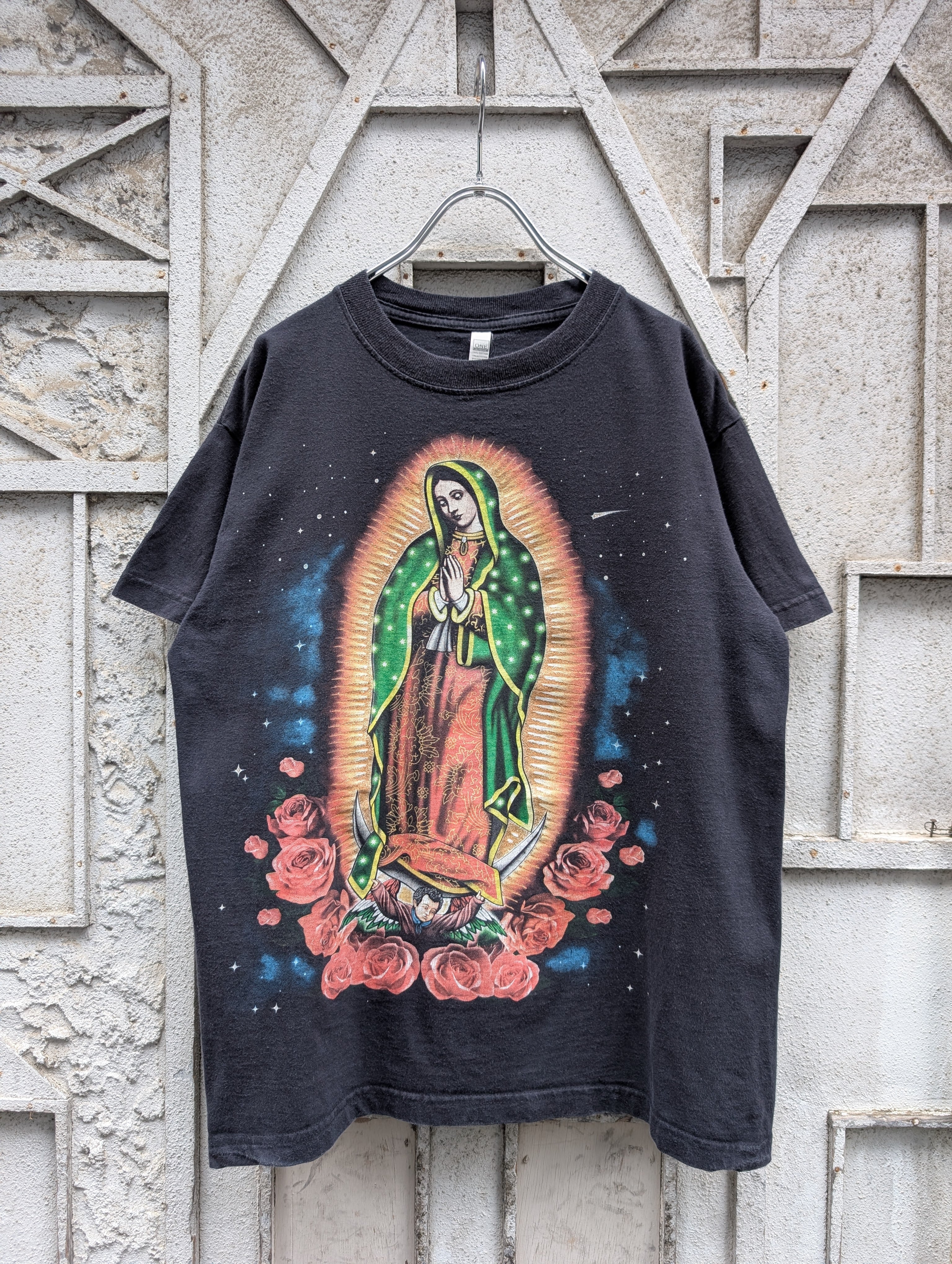 "ST MARIA" lame & print tee