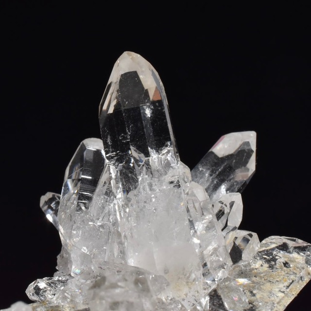 高品質!虹入り水晶クラスター(ゼッカクリスタル)ブラジル ゼッカ・デ・ソウザ産 ZQ06