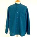 Tech Canvas Wide Band Collar L/S Shirts　Green