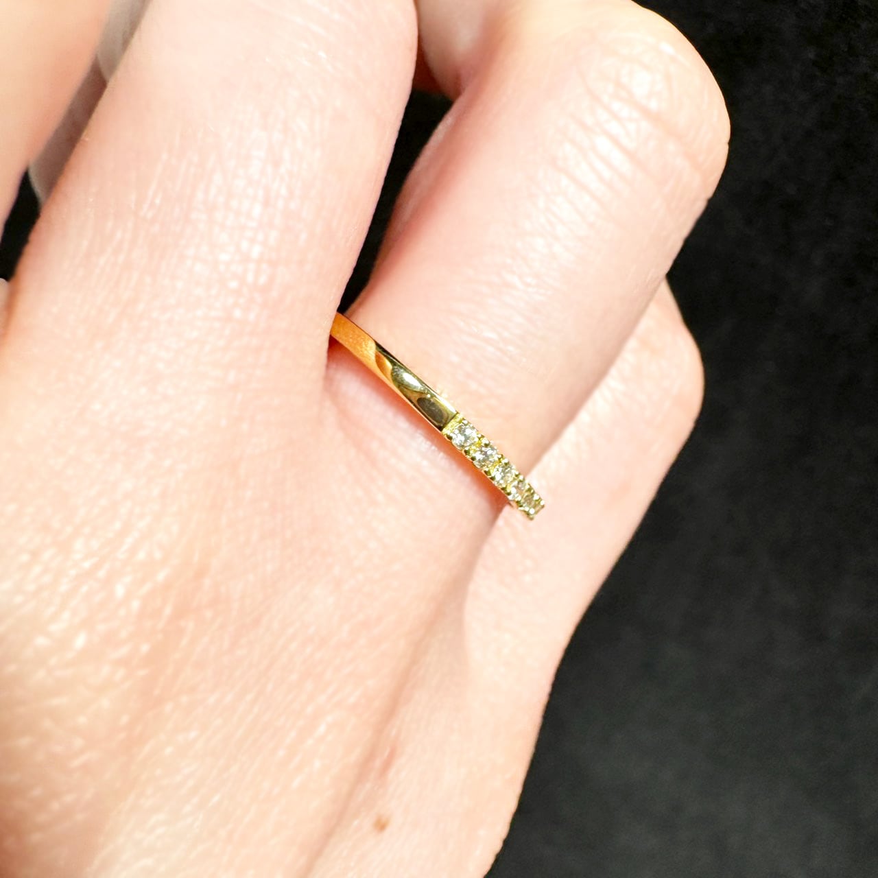 K18YG 0.10ct ダイヤモンド エタニティリング | カオキ | 日本最大級の