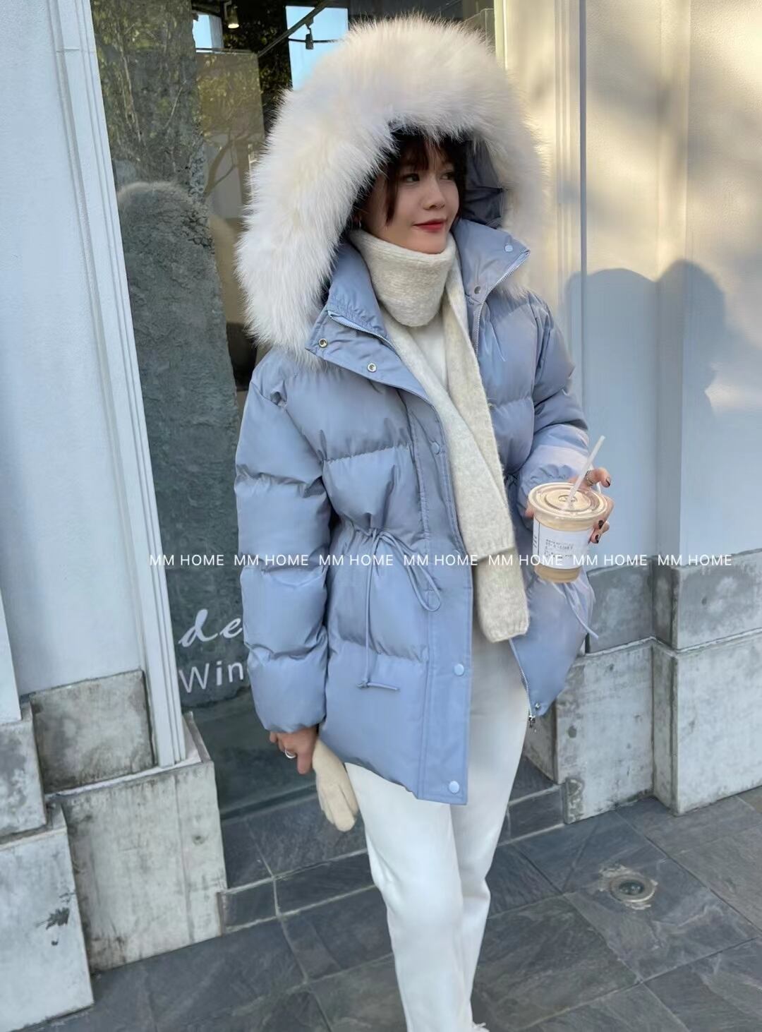 フードファー付きジャケット　AJ42441-8887