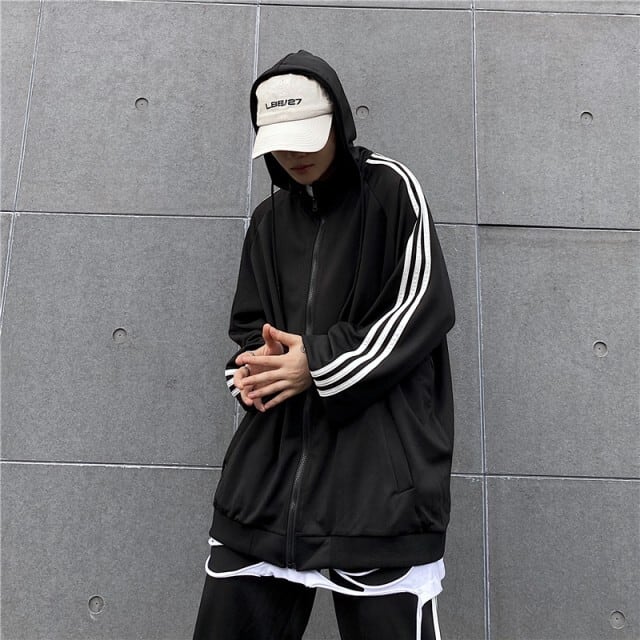 セオリーリュクス ネイビー ストライプ セットアップ サイズ違い