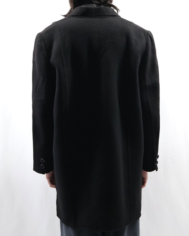 double breasted cashmere half coat
