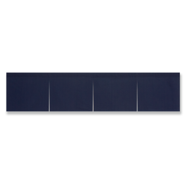 粋 - 色あそび 無地 のれん　BB（紺）180㎝×45㎝