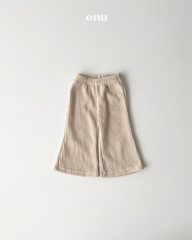予約⌇onu/ Wide ribbed pants