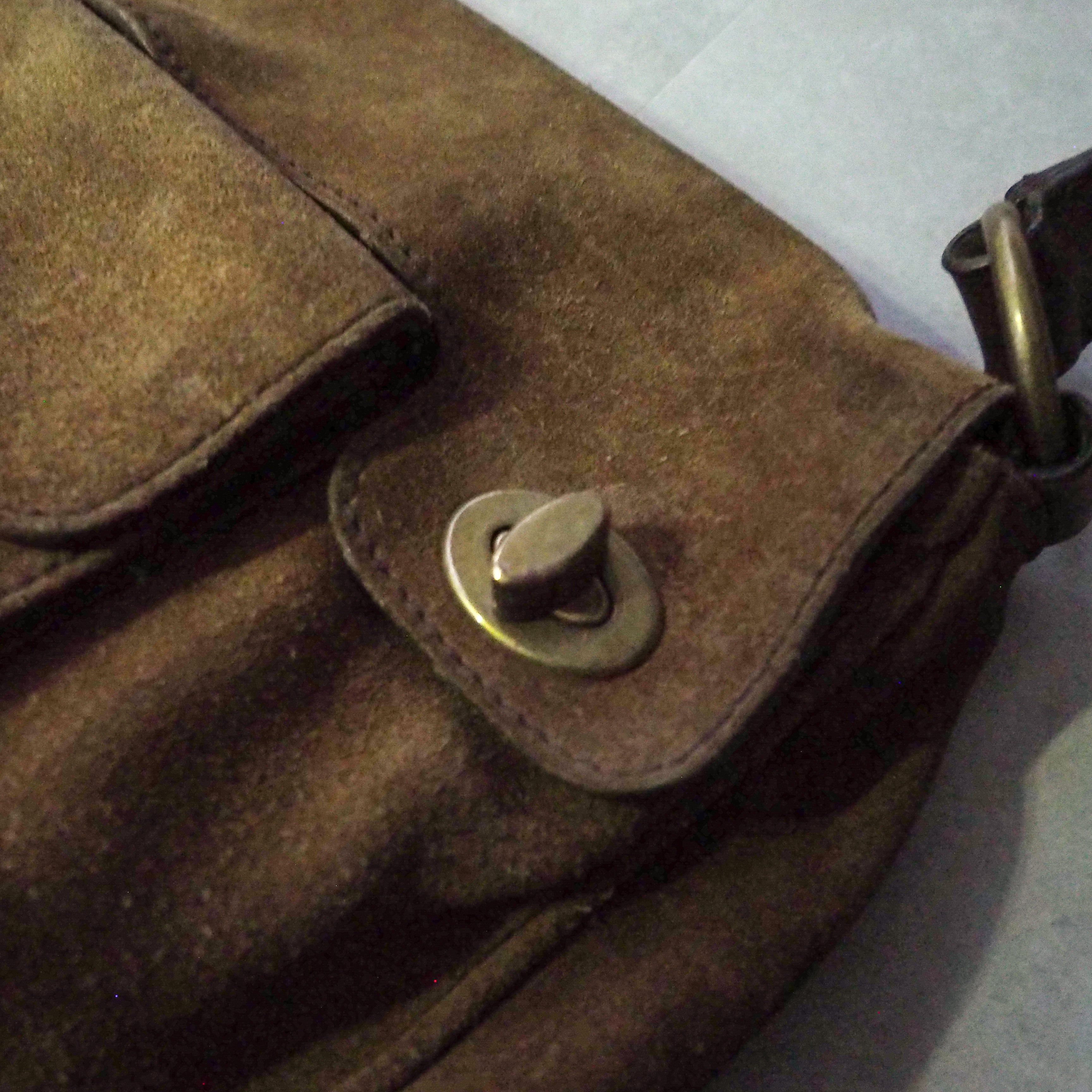 Late90s-00s “miu miu” suede leather shoulder bag 90年代 00年代