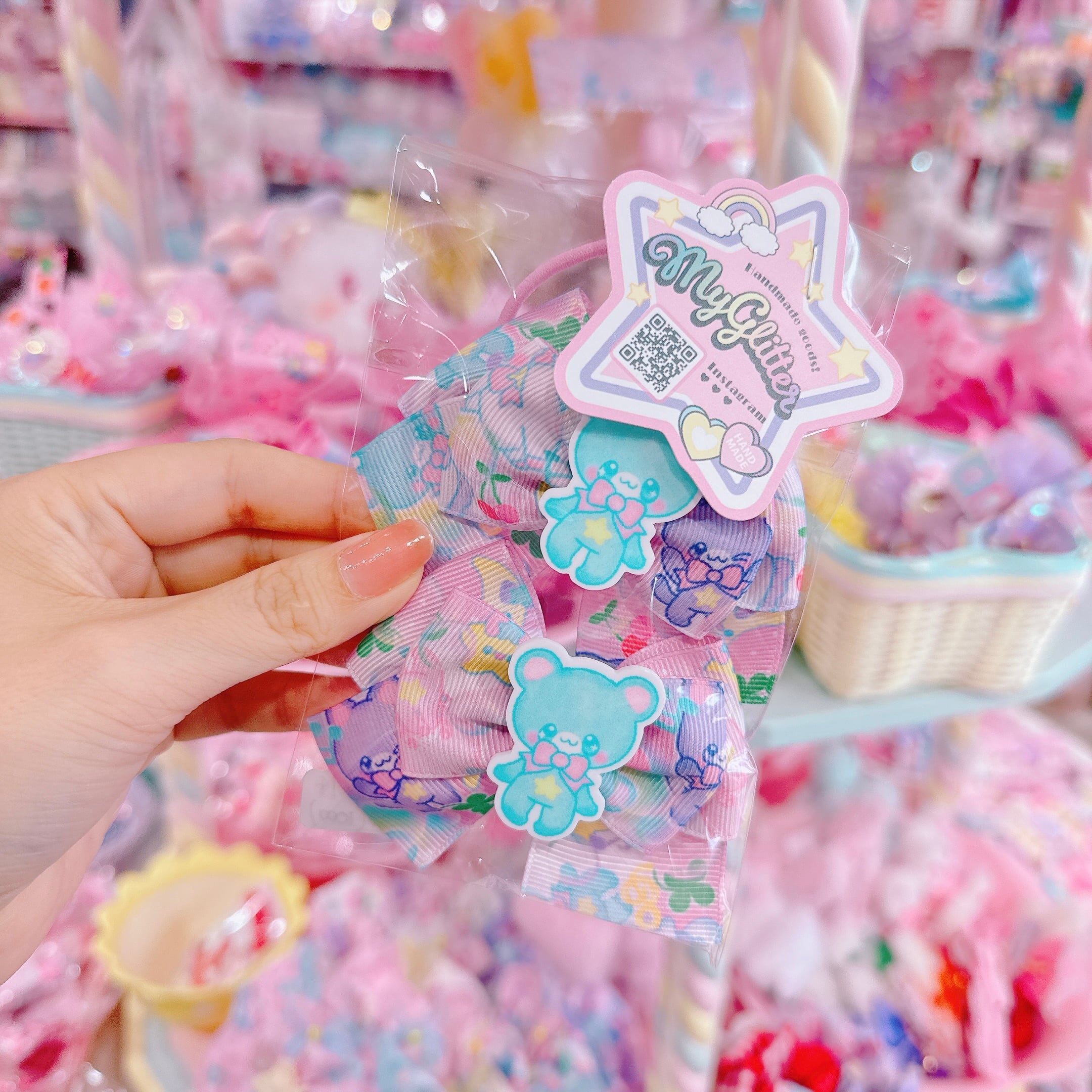 【K6】82-14ツインヘアゴム