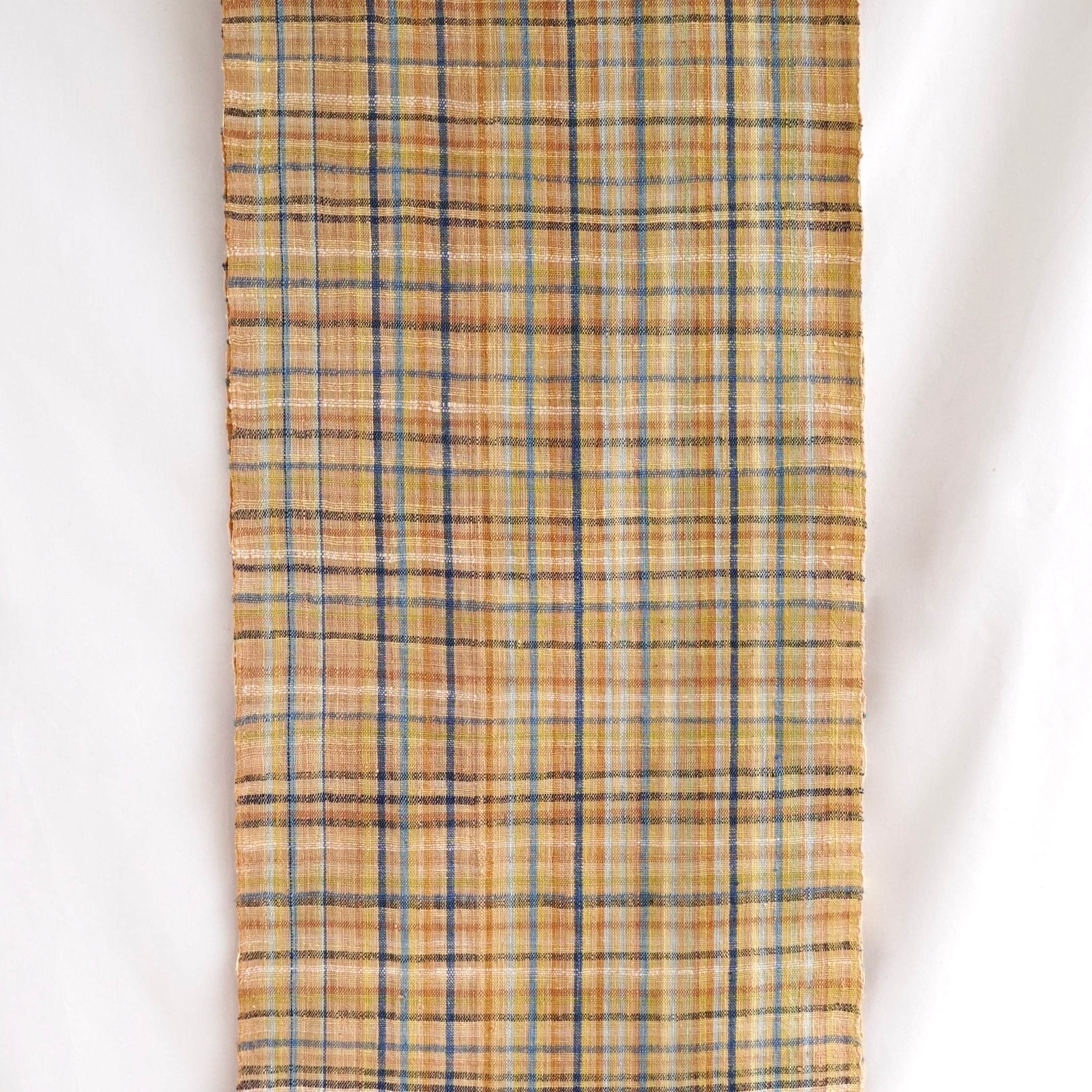 M様 丹波布のストール 丹波布ストール | sankara/手紡ぎ、手織り、草木染作家 イラズムス千尋