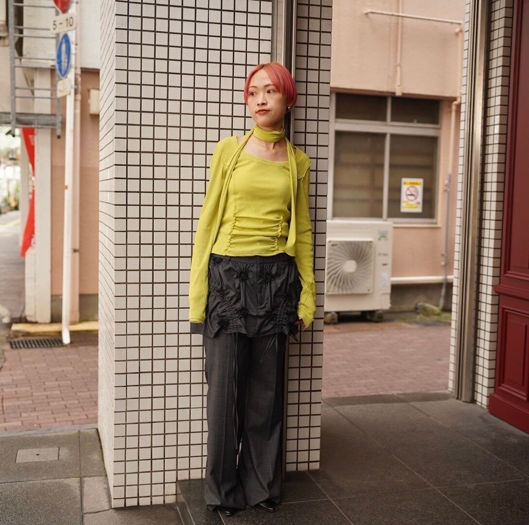 MAISON SPECIAL(メゾンスペシャル) “ Shirring Square Tops ”