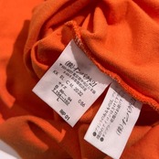 90s RALPH LAUREN ラルフローレン THE SKINNY POLO 鹿の子 半袖 ポロシャツ L /オレンジ系 レディース ビンテージ