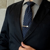 タイル ネクタイピン 結晶