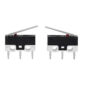 Youmile 20個のマイクロスイッチAC 1A 125V 3ピンSPDT NO + NCヒンジレバーArduino用モーメンタリプッシュボタンマイクロリミットスイッチ