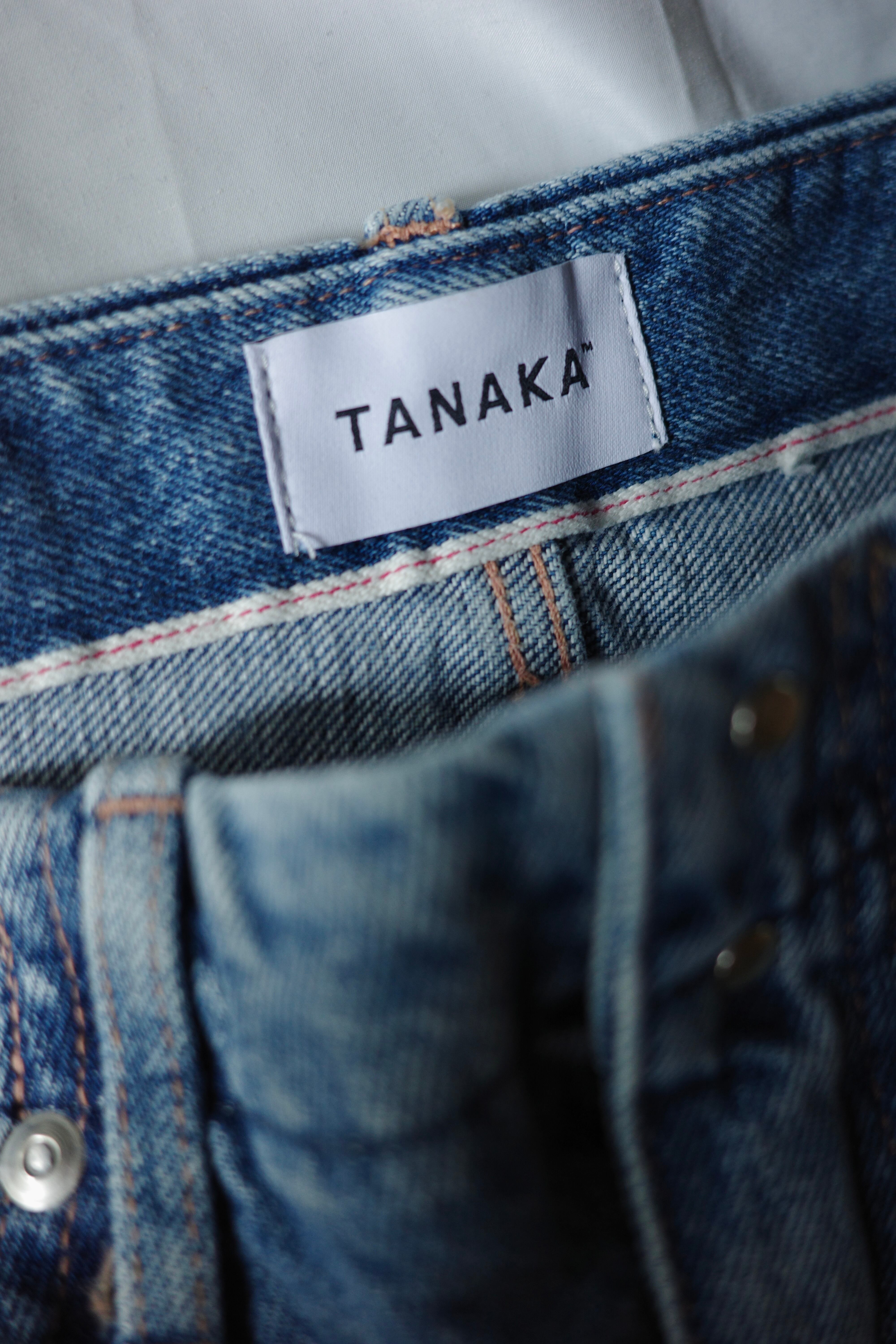 TANAKA【BOY JEAN TROUSERS -VINTAGE BLEACH BLUE-】 | lloomm
