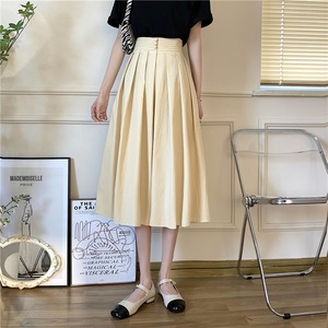 ハイウエストカジュアルスカート　　A0850
