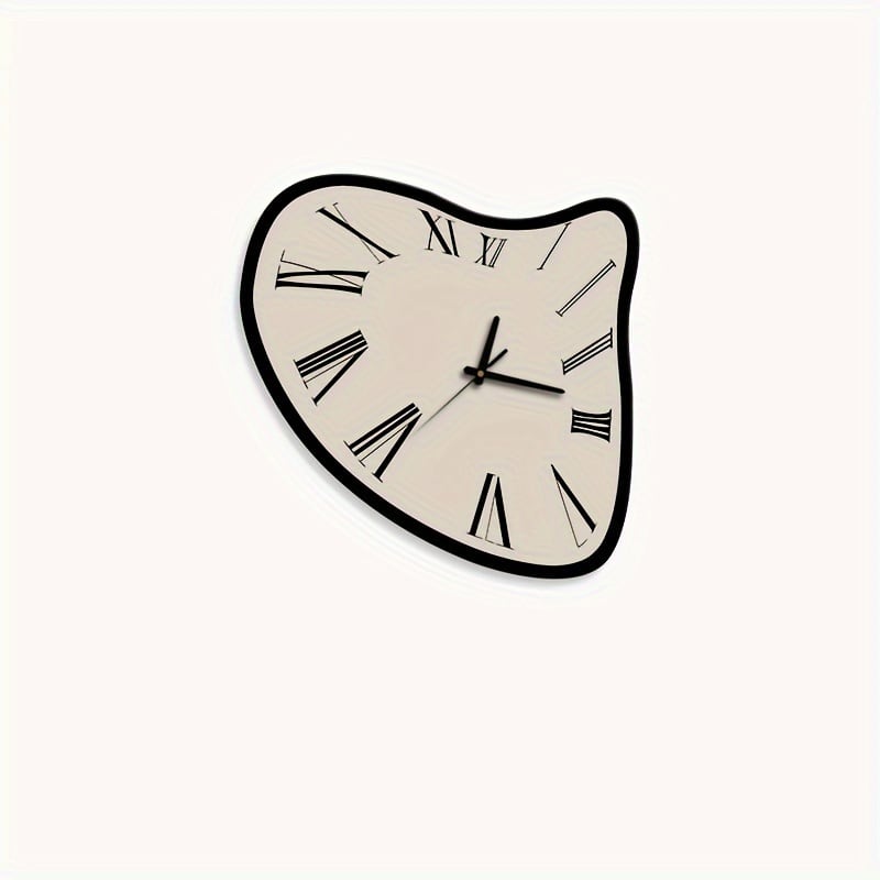 壁掛け 時計 ユニーク おとぎ話 ぐにゃぐにゃ 静音 アナログ おしゃれ