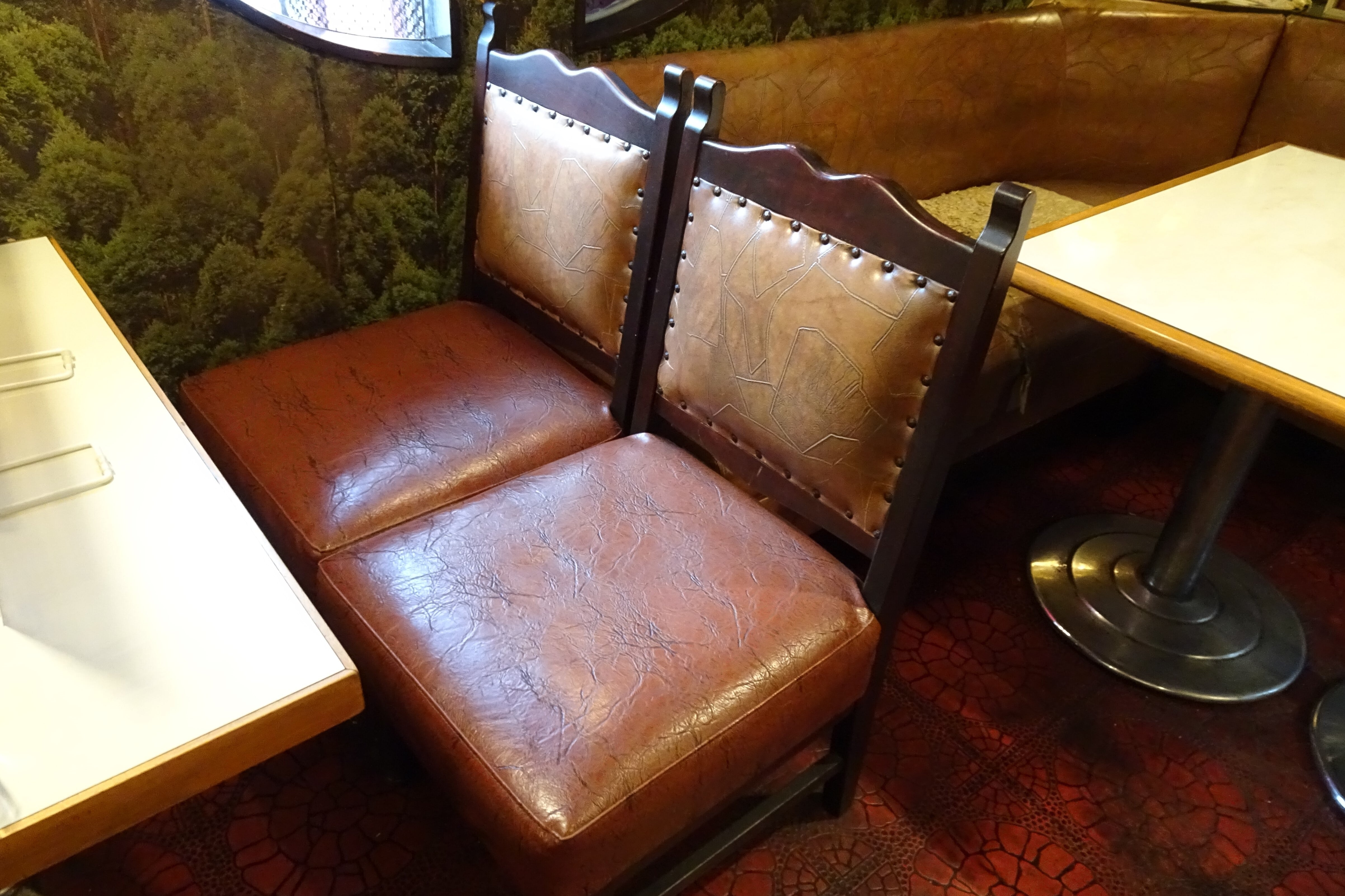 レトロなフロアタイル 2枚セット | 純喫茶家具の村田商會