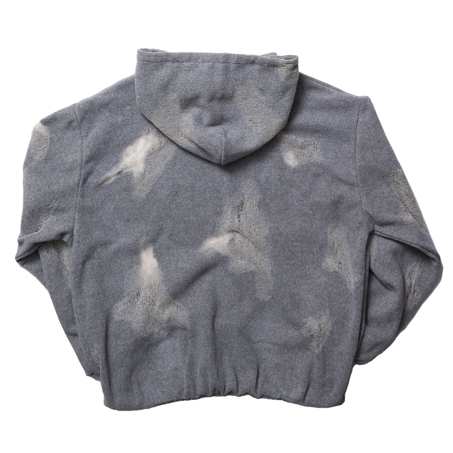doublet RIPPED OFF KNIT HOODIE (TOP GREY) 23SS35KN103 | IAAAM