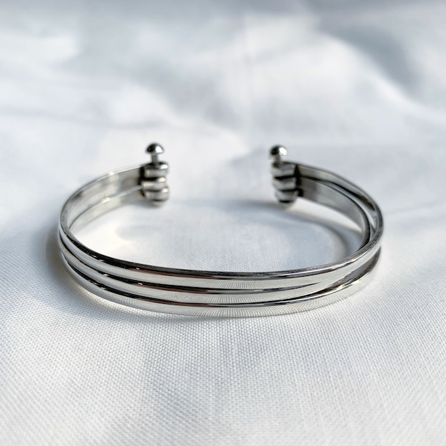 STERLING SILVER MINIMAL DESIGN BANGLE シルバーバングル シルバー925