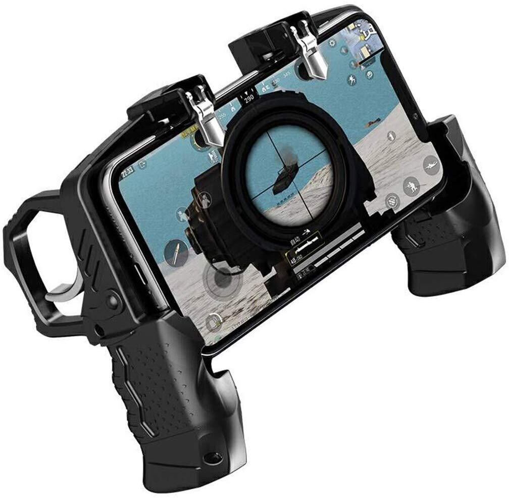 APNショップ(apnshop) 【引金式】スマホゲーム用 ゲームコントローラー 伸縮式 ゲームパッド 高速射撃ボタン クリック感 エイムアシスト スマホ対応
