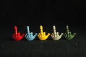 FXXK! HANDSIGN VALVE CAP /CC110プコブルー