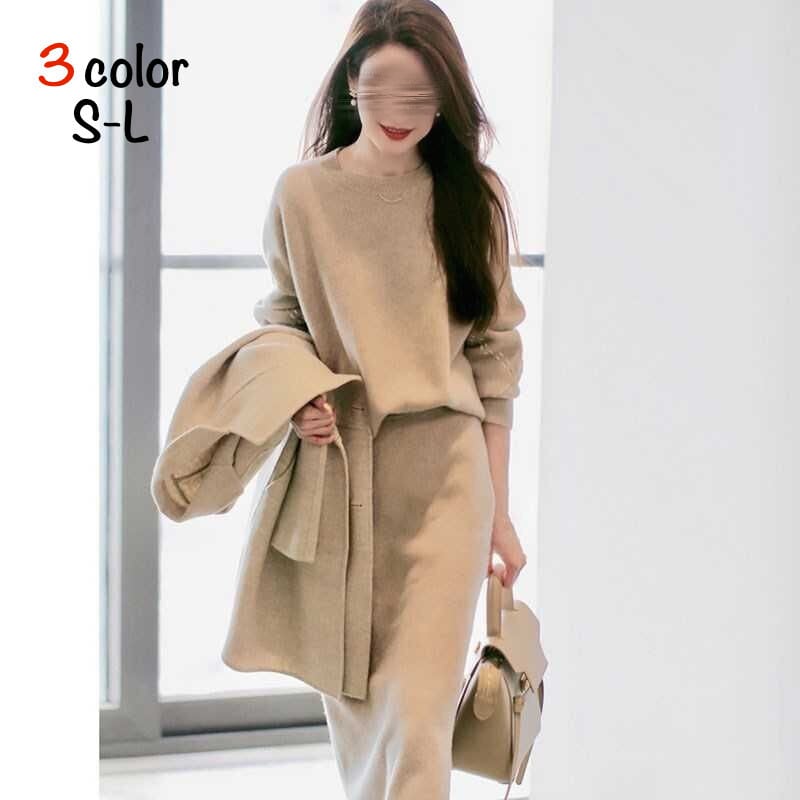 セットアップ レディース セーター スカート ニット ニットセーター