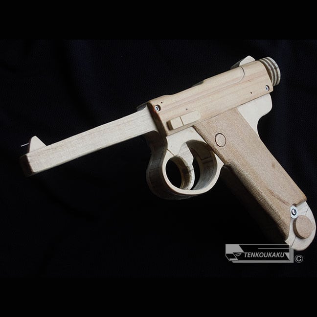 ブローバックする輪ゴム銃・南部十四年式拳銃タイプ | ブローバック