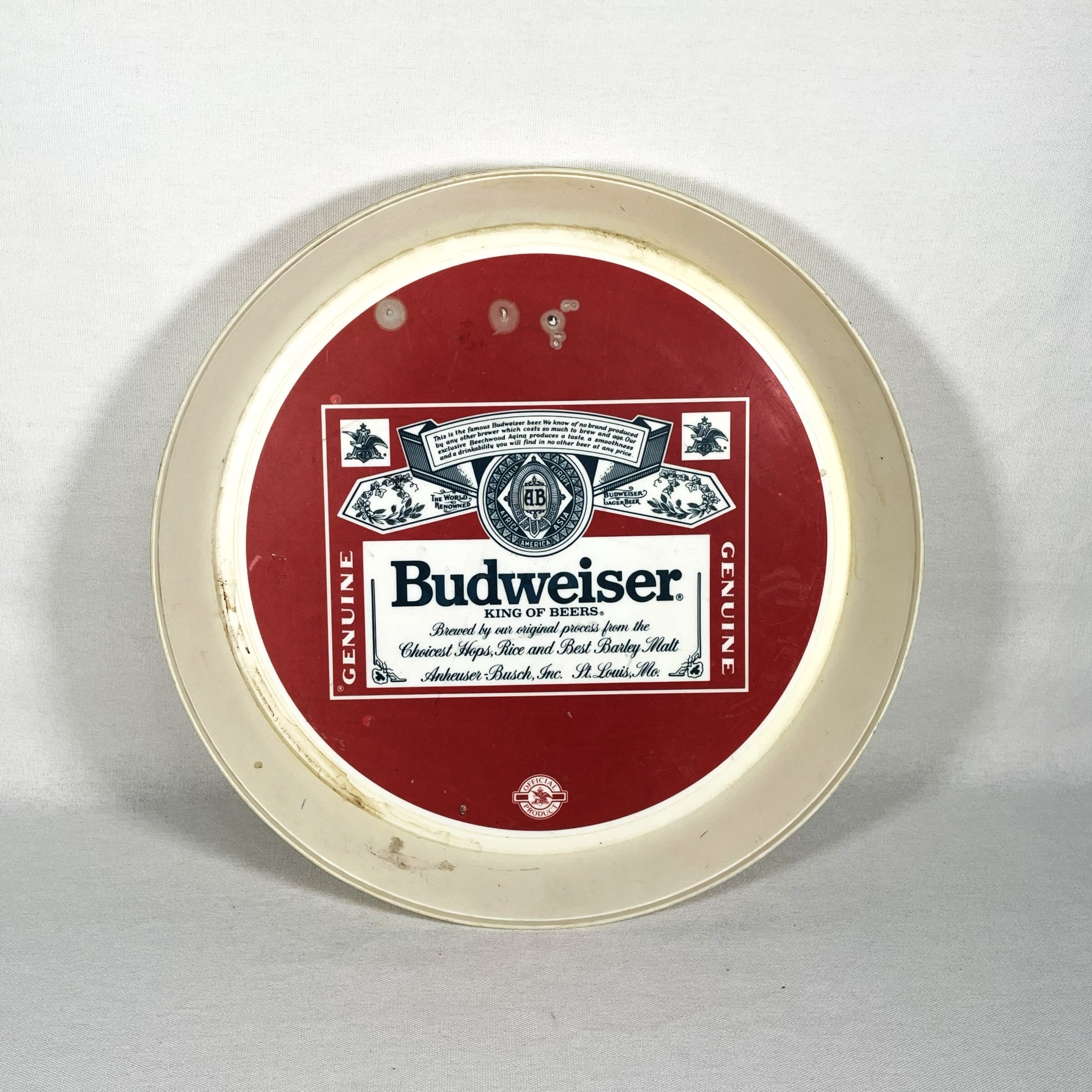アンティーク雑貨 80sVTG Budweiser Cerveza PubMiller Spain Budweiser | YUH ANTIQUE