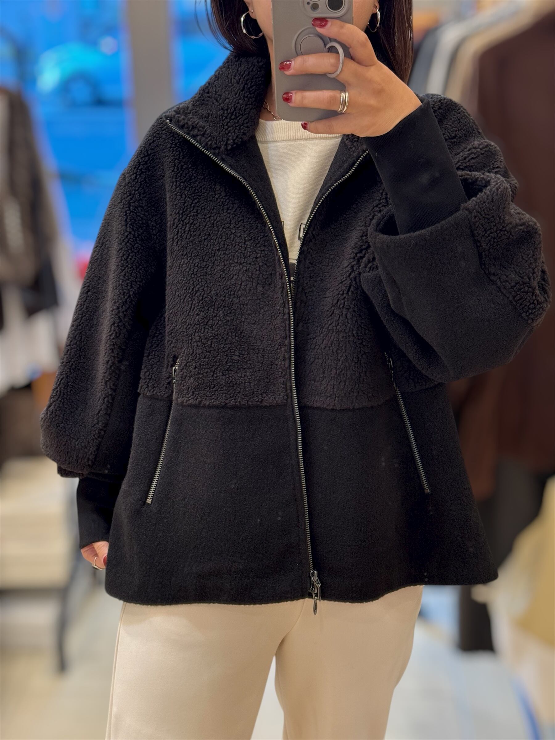 QTUME リバーシブルボアコート QTUME リバーシブルボアコート 楽天市場 