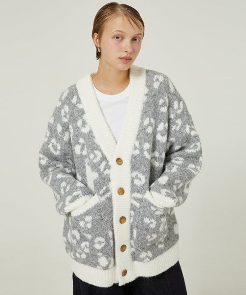 ☆AESPA ウィンター 着用!!【Wai Kei】YK leopard knit ☆AESPA ウィンター 着用!!【Wai Kei】YK leopard knit