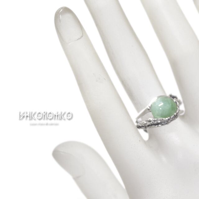 糸魚川翡翠のリング | 天然石ジュエリーの Canecry