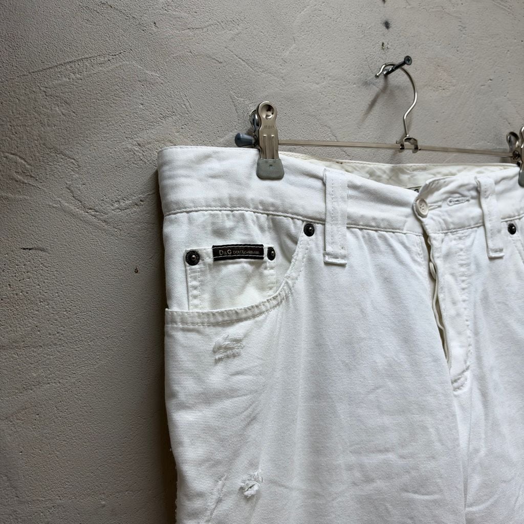 DOLCE&GABBANA ドルチェアンドガッバーナ Embroidered denim pants