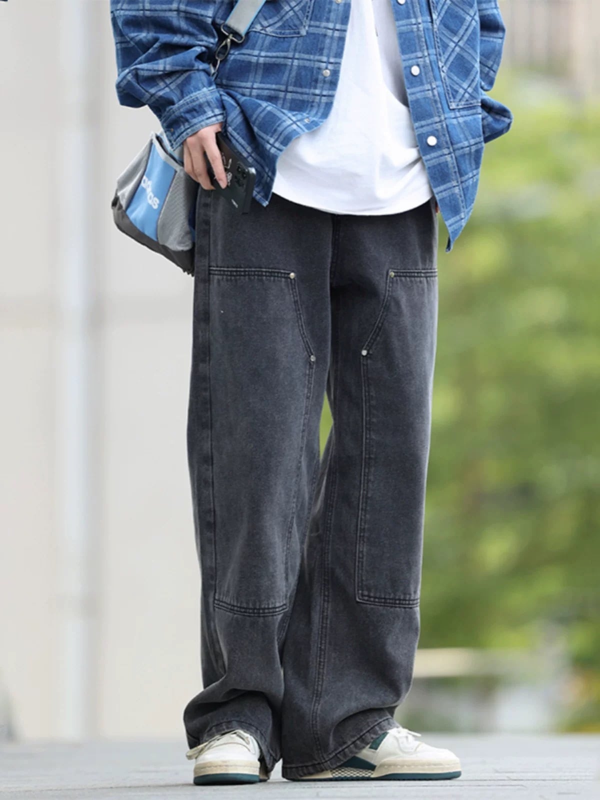 MARKAWARE カーペンター トラウザー デニム パンツ シャツ ジャケット ユニセックス) ワッペンカーペンターデニムパンツ