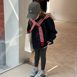 秋高密度編みウール混レギンス