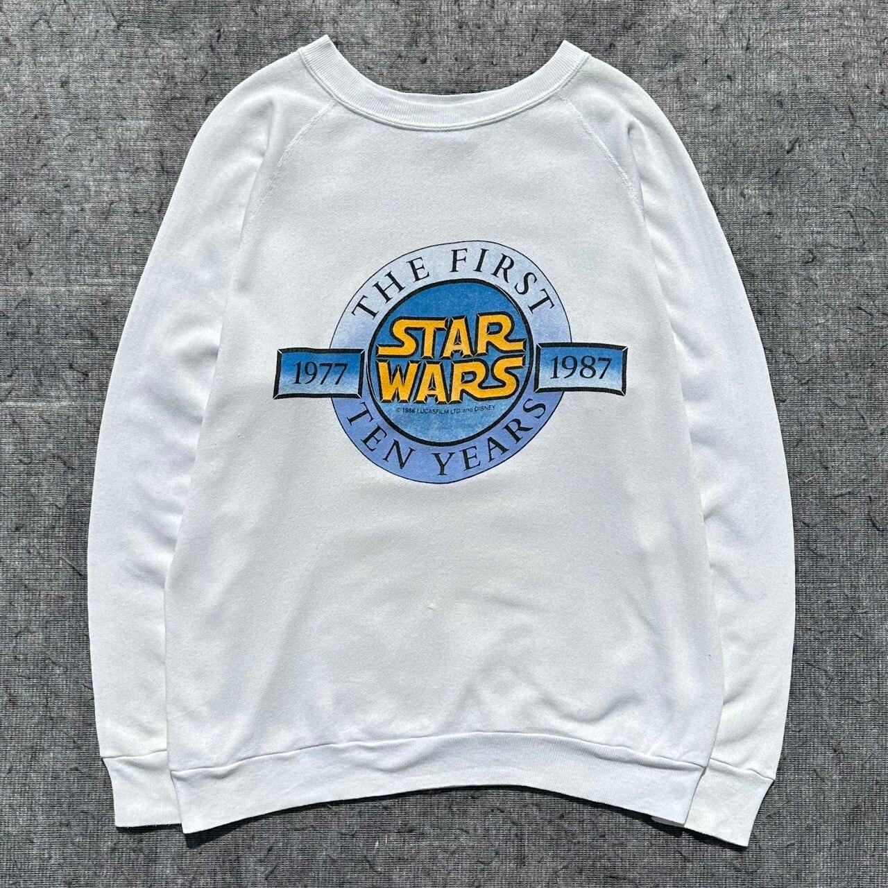 80s ディズニーヴィンテージ スターウォーズ スウェット ラグラン