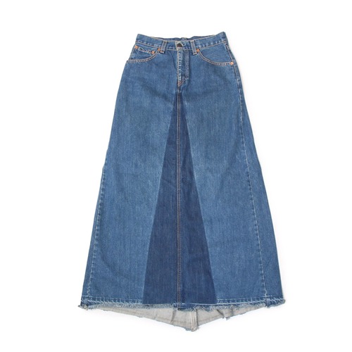 Levi's Euro CutOffLongDenimSkirt